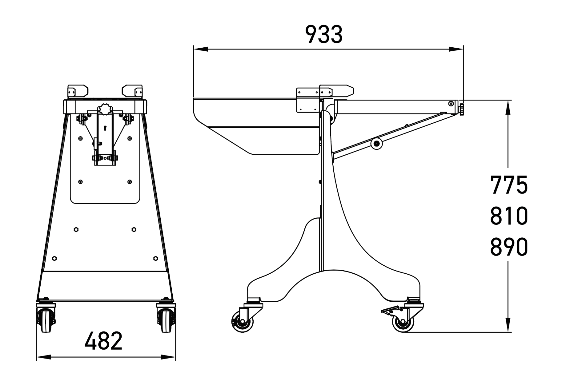 Plan techniqueSouffleuse mobile