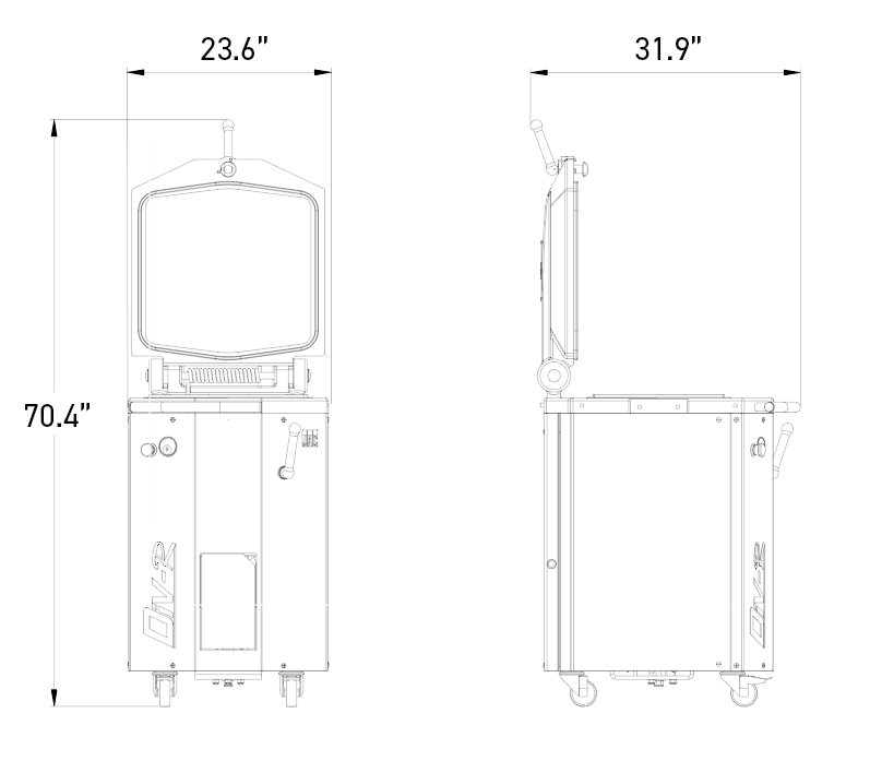 Technical drawingDiv-R 20 square 10/20