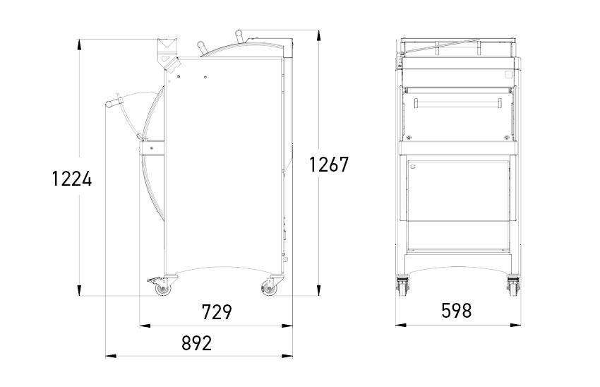 Technical drawingNew Self 450