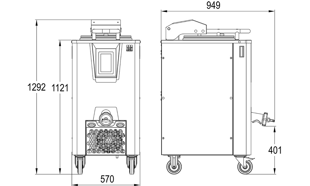 Plano técnicoTradilevain 40